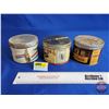 Image 2 : Tobacco Tins (3) : DIXIE/Daily Mail/Brier Plug (All Measure : 3-1/4"H x 4-1/4"Dia)