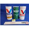 Image 1 : Valvoline NASCAR Driver Bobble Heads (3) w/ Cardboard Cans (All Cans Measure : 8"H x 3-1/2"Dia)