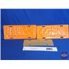 Image 2 : License Plates (2) : SASK 1942/1947 w/ 1971 Homecoming License Plate Topper (Largest Measures : 6"H 