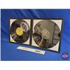 Image 2 : Framed Record Albums (2) : Johnny Cash & Elvis (Both Measure : 12-3/4"H x 12-3/4"W)