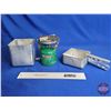 Image 1 : Coleman Camp Stove : Model 505 w/ Aluminum Case/Cooking Pot (Measures : 6-1/2"H x 5"W x 5"D)