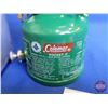 Image 8 : Coleman Camp Stove : Model 505 w/ Aluminum Case/Cooking Pot (Measures : 6-1/2"H x 5"W x 5"D)