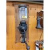 Image 1 : Parker Coffee Grinder : Wall Mount (Wood Plaque Measures : 18-1/2"H x 6-3/4"W)