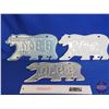 Image 2 : License Plates (3) : NWT Polar Bear - 1972 - 1977 - 1979 (All Measure 6 x 12)