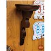 Image 2 : Pump Organ Lamp Holder (Wood) (Measures : 11"H)