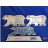 Image 2 : License Plates (3) : NWT Polar Bear - 1981 (Commercial Vehicle) - 1981 - 1979 (All Measure 6 x 12)
