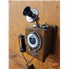 Image 2 : Wood Box Telephone : Automatic Electric Company : Chicago USA (Measures : 12"H x 7"W x 8"D)