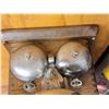 Image 8 : Wood Box Telephone : Automatic Electric Company : Chicago USA (Measures : 12"H x 7"W x 8"D)