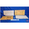 Image 2 : Canadian Street Car Advertising Paper/Cardboard Signs (4) :  Double Sided (All Measure : 11"H x 21"W