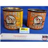 Image 1 : Confectionary Tins (2): Squirrel Peanut Butter  (Measures : 5"H x 5"Dia)