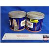 Image 2 : Tobacco Tins (2) : Comfort (Both Measures : 4-1/4"H x 4-1/4"Dia)