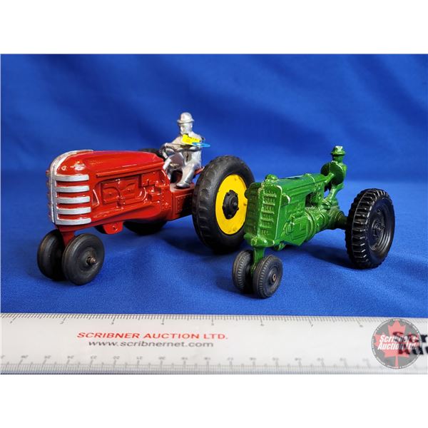 Diecast Toy Tractors (2) : (Repainted)  (Scale 1:16 & 1:32)