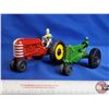 Image 1 : Diecast Toy Tractors (2) : (Repainted)  (Scale 1:16 & 1:32)