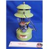 Image 1 : Coleman Lantern : Light Green (Measures : 12"H)