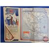 Image 8 : Gulf Collector Combo (8pcs) : - Hat - Thermometer - Road Map - Binder - (4) Oil Cans (2 Full)
