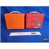Image 3 : Vintage Disney Lunch Boxes (2) : Winnie The Pooh & Mickey Mouse Club (Plastic) (Both Measures : 8"H 