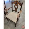 Image 8 : Dining Room Table & (6) Chairs : w/Leaf (Table Measures : 30"H x 44"W x 60-96"L)