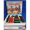 Image 1 : Western Train Set : T.N. Japan (Battery Operated) (Box Measures : 2"H x 13-1/2"W x 11-1/2"D)