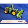 Image 2 : John Deere 4WD Diecast Tractor w/ Cultivator (Scale 1:16) (ERTL)
