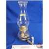 Image 2 : Coal Oil Lamp w/ Wall Bracket  (Total Height w/ Chimney Measures : 12-1/2"H)