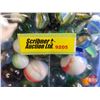 Image 8 : Glass Canister w/ Marbles (Canister Measures : 9"H)
