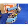Image 7 : Coleman Iron No. 4-A w/ Original Box, Trivet, Pump, & Wrench (Box Measures : 7-1/2"H x 12"W x 4"D)