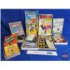 Image 1 : Vintage Games (5) : - Popeye - Disney Mastermind - Funnyface Skillball - Coast Defense Gun - Monopol