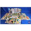 Image 1 : Comic Books (125) & Scrapbook w/ Newspaper Comic Clippings : Large Variety  -