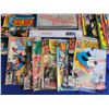 Image 2 : Comic Books (125) & Scrapbook w/ Newspaper Comic Clippings : Large Variety  -