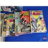 Image 8 : Comic Books (125) & Scrapbook w/ Newspaper Comic Clippings : Large Variety  -