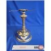 Image 3 : Nickel Plated Gas Lamp (Missing Pieces) (Measures : 14"H)