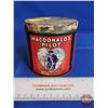 Image 1 : MacDonald's Pilot Pipe Tobacco Tin (Measures : 4"H x 4"Dia)