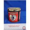 Image 3 : MacDonald's Pilot Pipe Tobacco Tin (Measures : 4"H x 4"Dia)
