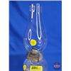 Image 7 : Coal Oil Lamp : Banner Burner (Total Height w/Chimney : 15-1/2"H)