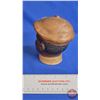 Image 2 : Black Americana Ceramic Tobacco Jar (Measures : 6"H)