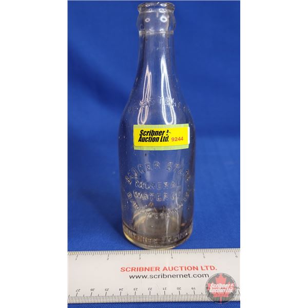 Badger State Mineral Water Co. Embossed Bottle (Measures : 7-1/2"H)