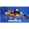 Image 2 : Variety Group :  - Oriental Jewelry Boxes  - Cufflinks - Hair Clippers - Scissors - Shaving Cups - E