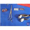 Image 8 : Variety Group :  - Oriental Jewelry Boxes  - Cufflinks - Hair Clippers - Scissors - Shaving Cups - E