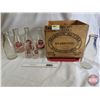 Image 3 : Butter Crate w/ Milk Bottles (7) (Quart & Pint) (Crate Measures : 11"H x 13-1/2"W x 13-1/2"D)
