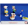 Image 2 : Occupied Japan Figurines (4) :  (Tallest Measures : 4-1/4"H)