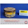 Image 2 : Cut Plug Tobacco Tin : Bulwark (Paper Label) (Measures : 1-1/2"H x 2-1/2"Dia)