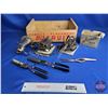 Image 1 : Vintage Curling Irons & Heaters w/ Crate :  (Crate Measures : 6"H x 18"W x 12"D)