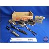 Image 2 : Vintage Curling Irons & Heaters w/ Crate :  (Crate Measures : 6"H x 18"W x 12"D)