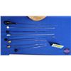 Image 2 : Hat Pins (8) w/ Cardboard Holder (Holder Measures : 12-1/2"H x 7"W)