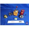 Image 2 : Variety Group : - Coffee Grinder - Brass Desk Bell - Brass Cannon Ornament - Forester Head Lamp