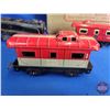 Image 16 : Marx Electric Train : Engine & (9) Cars ("O" Scale) (Box Measures : 3-1/2"H x 15-1/2"W 11"D)