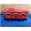 Image 17 : Marx Electric Train : Engine & (9) Cars ("O" Scale) (Box Measures : 3-1/2"H x 15-1/2"W 11"D)