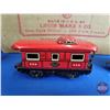 Image 18 : Marx Electric Train : Engine & (9) Cars ("O" Scale) (Box Measures : 3-1/2"H x 15-1/2"W 11"D)