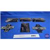 Image 1 : Louis Marx "O" Gauge Switches & Cross Track Sections (Total 6pcs)