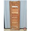 Image 1 : Wood Panel Door Slab (Measures : 73"H x 24"W)